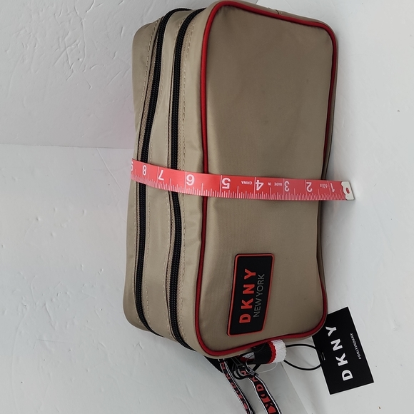 DKNY TOILETRY TRAVEL BAG, TOFFEE - Picture 8 of 12